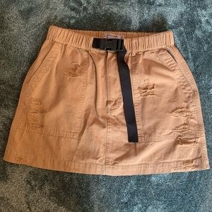 Tan Carmar Buckle Skirt